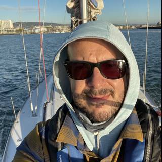 Dave B on a sailboat