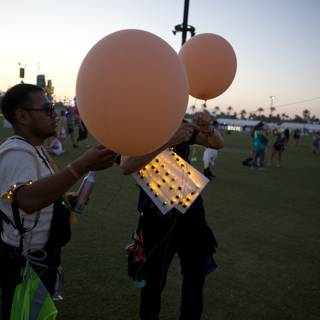 Twilight Balloon Magic at Coachella 2024
