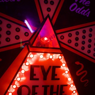 Eye of the Tiger Illuminated Neon Art Installation
