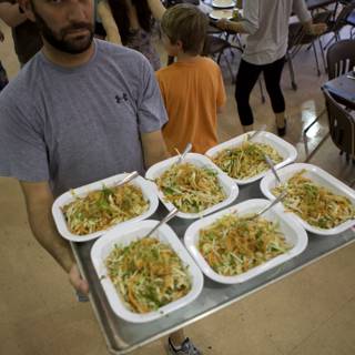 Feeding the Masses at WBTLA Camp Cafeteria