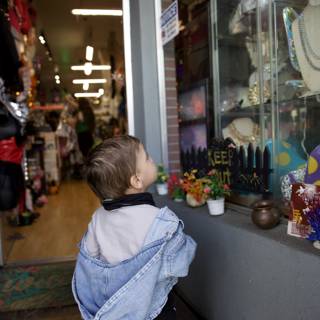 Childhood Wonder in the Storefront