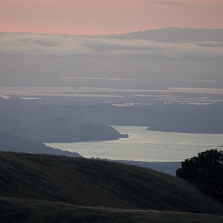 Twilight View of San Francisco Bay from Mount Diablo