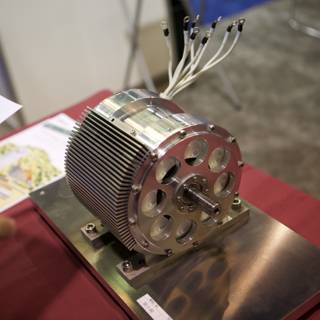Small Electric Motor in Hand