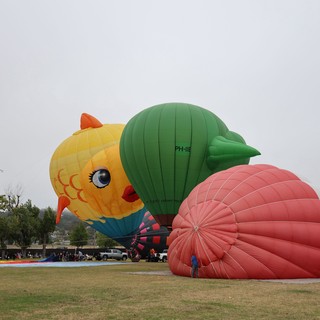 Colorful Novelty Balloons Inflate at Sonoma County Classic