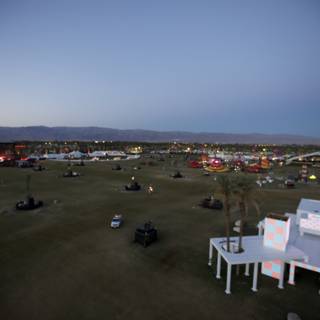 The Night in Coachella's Airfield