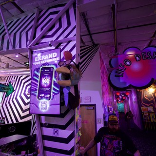 Immersive Digital Art Installation at Contemporary Exhibition Space