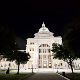 The Majestic State Capitol at Night