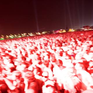 Red lit chaos at Coachella