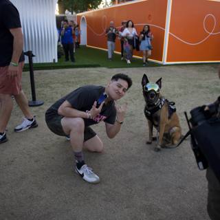 Pals at Play: Coachella 2024 Vibes with a Canine Friend