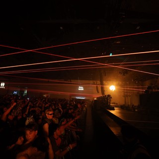 Red Laser Light Show at Wobbleland 2026 Concert