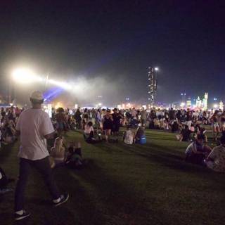 Night Vibes at Coachella 2024: A Lively Gathering Under the Stars