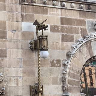 A Bird's View from the Gothic Street Lamp