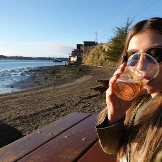 Seaside Beer Moment with Ocean Views