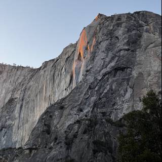 Fiery Cliff of Yosemite
