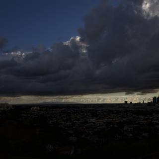 Stormy Skies over Los Angeles