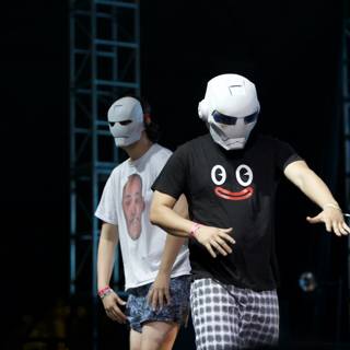 Masked Performers Rock Coachella Stage