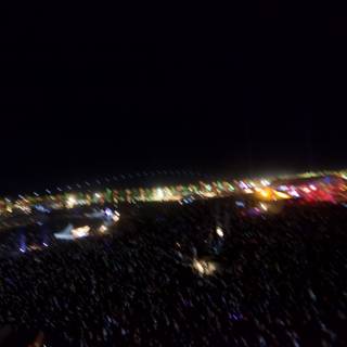 Nighttime Metropolis Concert Crowd