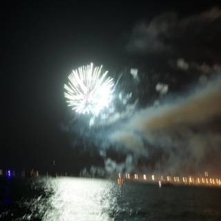 Sparkling Celebration on the Shoreline