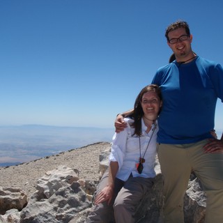 Couple Triumphant at San Gorgonio Mountain Summit