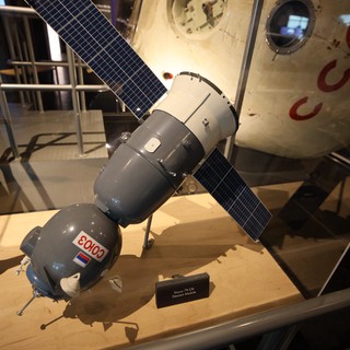 Soviet Soyuz 7K-OK Spacecraft Model Display