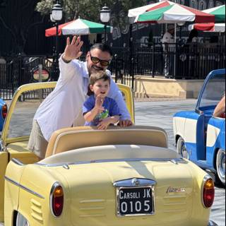 Sunny Adventure in a Classic Convertible