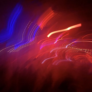 Electric Light Trails at Live Electronic Music Performance