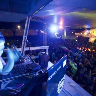DJ Entertains the Crowd at Coachella 2012
