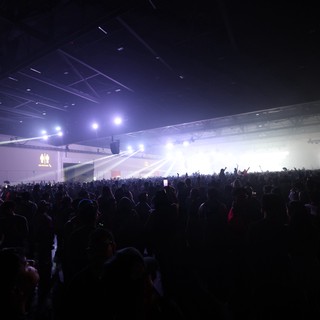 Massive Crowd Surges Toward Blazing Stage at Wobbleland