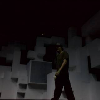 Standing Before the Cube Wall