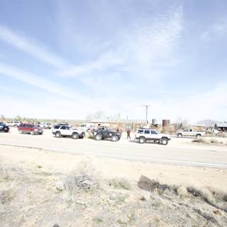 Parking Lot Filled with Vehicles