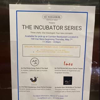 Inducer Series Advertisement on Display