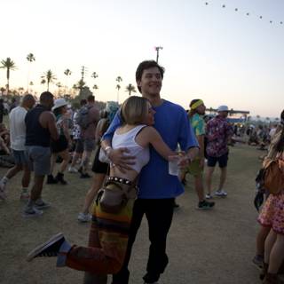 Embrace in the Festival Sunsets