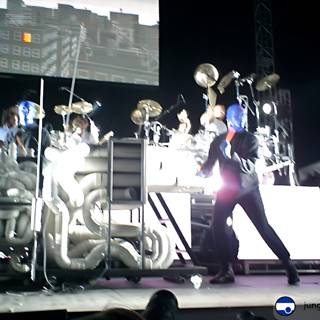 Blue Man Group Rocks the Stage at Coachella