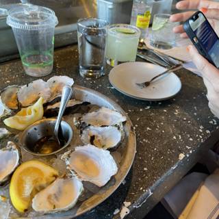 Oysters on a Plate