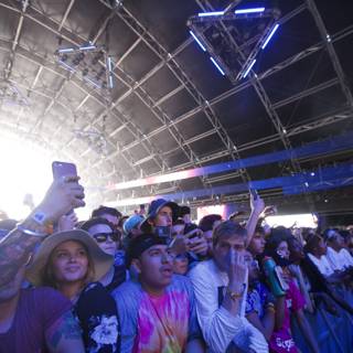 Snap Happy Crowd at 2017 Coachella Concert