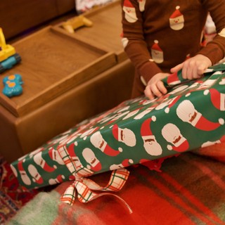Christmas Morning Gift Unwrapping Joy
