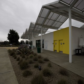 Modern Solar Canopy at Public Rest Area