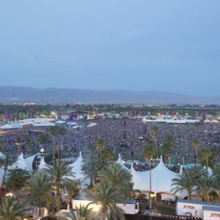 A Bird's Eye View of the Coachella Crowd