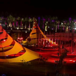 Glowing Circus Tent at Coachella