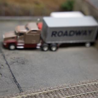 Miniature Roadway on Display