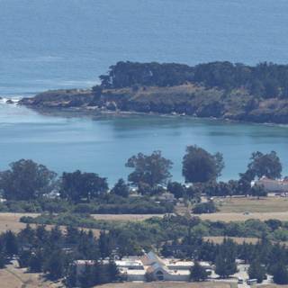 Coastal Panorama from Hearst Castle