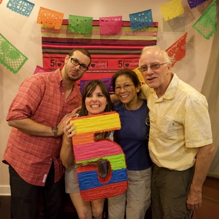 Five-Year Anniversary Fiesta Celebration with Colorful Piñata