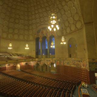 Majestic Auditorium with Opulent Chandelier