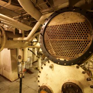The Inner Workings of a Mighty Ship's Engine Room