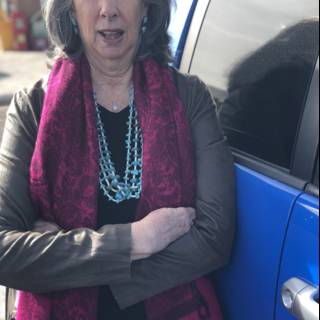 Lady in Blue: Rhoda and Her Car