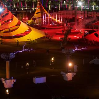 Colorful Lights and Circus Vibes at Coachella