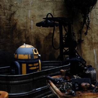R2-D2 Takes a Bath