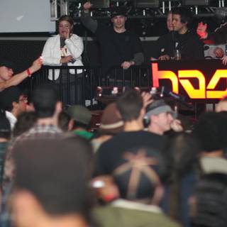 Urban Crowd Dancing to DJ's Beats