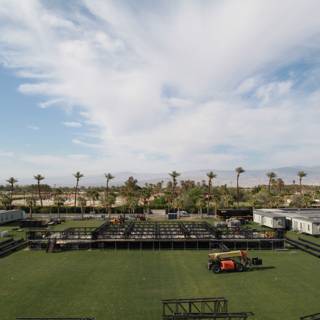 Coachella Stage on the Vast Green Lawn