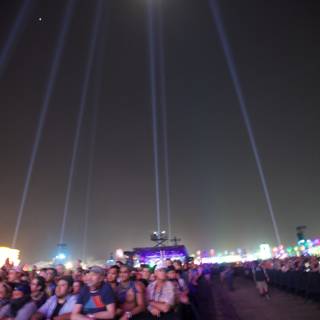 Lighting Up the Night Sky: A Crowd at Coachella 2016